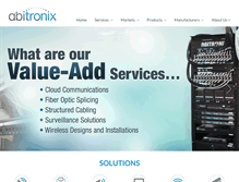Tablet Screenshot of abitronix.com